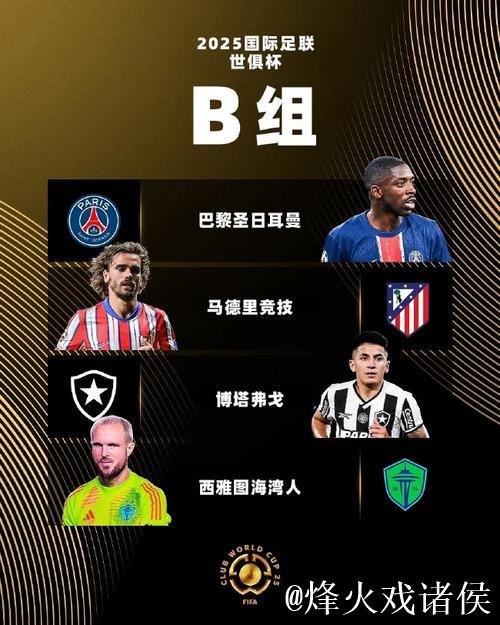 2025世俱杯B组巡礼:死亡之组决斗 巴黎力压马竞 2025世俱杯B组巡礼:死亡之组决斗 巴黎力压马竞